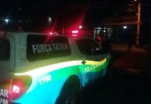 Dupla efetua vários tiros em guarnição da PM