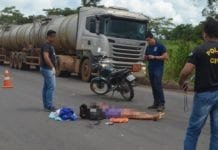 Adolescente de 14 anos morre em acidente na BR-364
