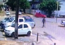 CHAPOLIN – Câmeras de segurança gravam ação de marginais no centro da capital