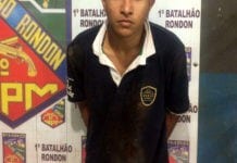 Jovem é preso acusado de roubar três garis em Porto Velho