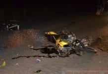 Choque frontal entre motos e deixa dois mortos e um ferido na BR-435