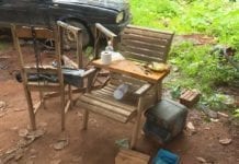 Fotos mostram local onde 5 jovens foram mortos a tiros durante festa em RO
