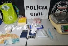 DENARC prende traficante com um quilo e meio de cocaína