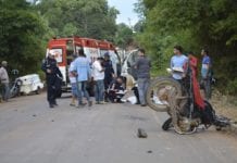 Idoso em moto morre após colidir contra caminhonete na RO-257