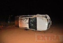 Jovem capota caminhonete após sair de festa em Vilhena
