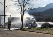 Mulher incendeia caminhão para se vingar de marido que a agredia