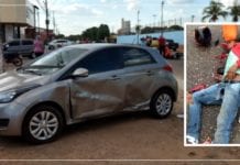 ACIDENTE DE TRÂNSITO – Funcionário de supermercado fica gravemente ferido