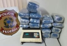 NO AEROPORTO – PF prende cinco com 30 quilos de maconha Skunk