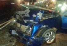 TRÂNSITO – Violenta colisão deixa quatro pessoas feridas