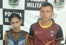 Casal é preso após praticar furto em residência