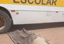 URGENTE: Ônibus escolar atropela e mata ciclista na BR-364