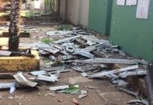 Mais um temporal atinge Porto Velho e destrói telhado de escola