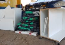 PRF de RO apreende 60 kg de maconha dentro de armário em ônibus