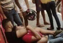 Vítima aplica ‘mata leão’ em suspeito que tentou roubar com simulacro