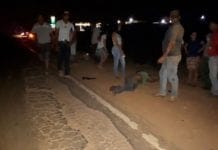 Motociclista é atingido por carro ao tentar cruzar a BR 364