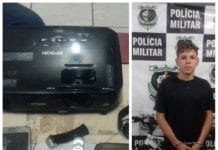 Soldado do Exército é preso após praticar furto e anunciar objetos na internet