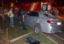 Condutor de Corolla perde controle e capota na BR-364