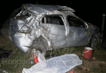 Um morto e três gravemente feridos após capotamento na BR-364