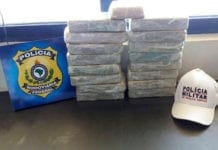 Mãe e filho são presos transportando 16 kg de pasta base de Cocaína de Porto Velho para MG