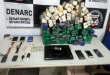 Denarc prende quadrilha com cerca de 80 quilos de cocaína