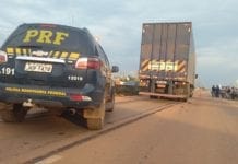 Idoso morre ao ser atropelado por carreta na faixa de pedestre da BR-364