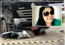 Mulher morre esmagada por carreta em Ariquemes