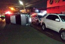 Porto Velho – Lavador pega carro de cliente para passear e provoca grave acidente