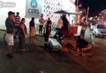 Porto Velho: Motorista avança cruzamento atropela idoso e criança