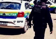 Quadrilha em carro e moto assalta vítima que sacou dinheiro em banco na capital