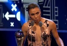 Fifa The Best: Marta é eleita melhor jogadora do mundo pela sexta vez