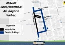 Porto Velho – Prefeitura interdita avenida Rogério Weber para conter desbarrancamento