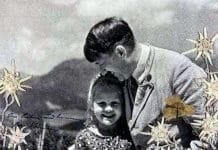 Foto rara exibe Hitler abraçado com criança judia