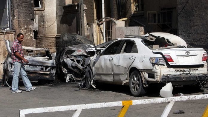 Two rockets hit the Ambassador hotel in Bagdad