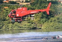 Queda de helicóptero da PM no Rio de Janeiro deixa quatro feridos