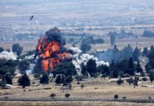 Forças de Defesa de Israel bombardeiam posições do Irã na Síria