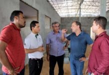 Prefeito de Porto Velho visita obra de escola municipal no Orgulho do Madeira