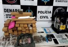 Polícia prende suspeito com 37 quilos de maconha em Porto Velho