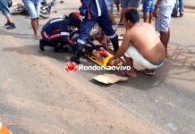BR-364: Mulher fica desacordada após acidente próximo ao viaduto da capital