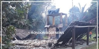 Bandidos incendeiam chácara após serem filmados fazendo arrastão