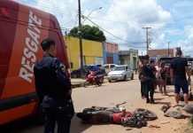 Casal acusado de assalto com arma de brinquedo fica gravemente ferido após perseguição e atropelamento