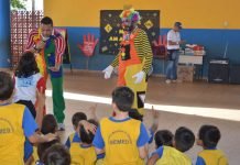 TRÂNSITO – Escola Pé de Murici recebe ação do ‘Maio Amarelo’