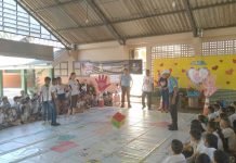 Estudantes da escola São Sebastião l são orientados sobre trânsito seguro
