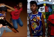 Após roubo frustrado, foragido e comparsa são presos armados