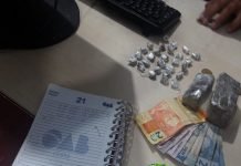 Trio é preso acusado de vender droga ao lado de base da Polícia em Porto Velho