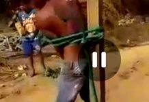 Ladrão é amarrado em poste e surrado pela população na zona Leste