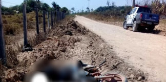 Irmãos perdem a vida após motocicleta bater em cerca de fazenda