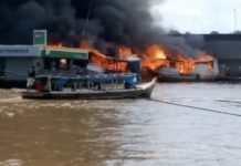 Barco explode no Rio Amazonas e fogo atinge outras 5 embarcações