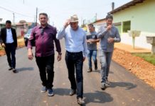 Prefeito Hildon Chaves Vistoria obras de pavimentação na zona Sul da cidade