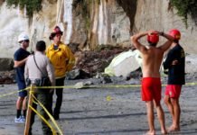 Três pessoas morrem após desabamento de encosta em praia da Califórnia