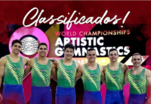Equipe masculina de ginástica garante vaga olímpica